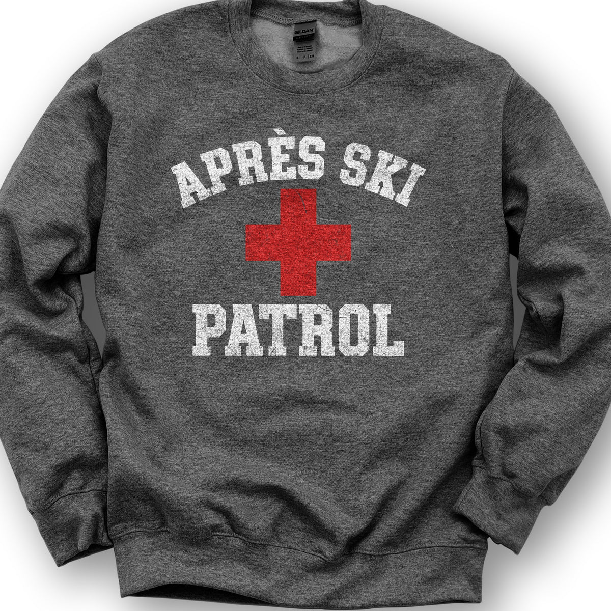 Après Ski Patrol Sweatshirt - Dark Heather