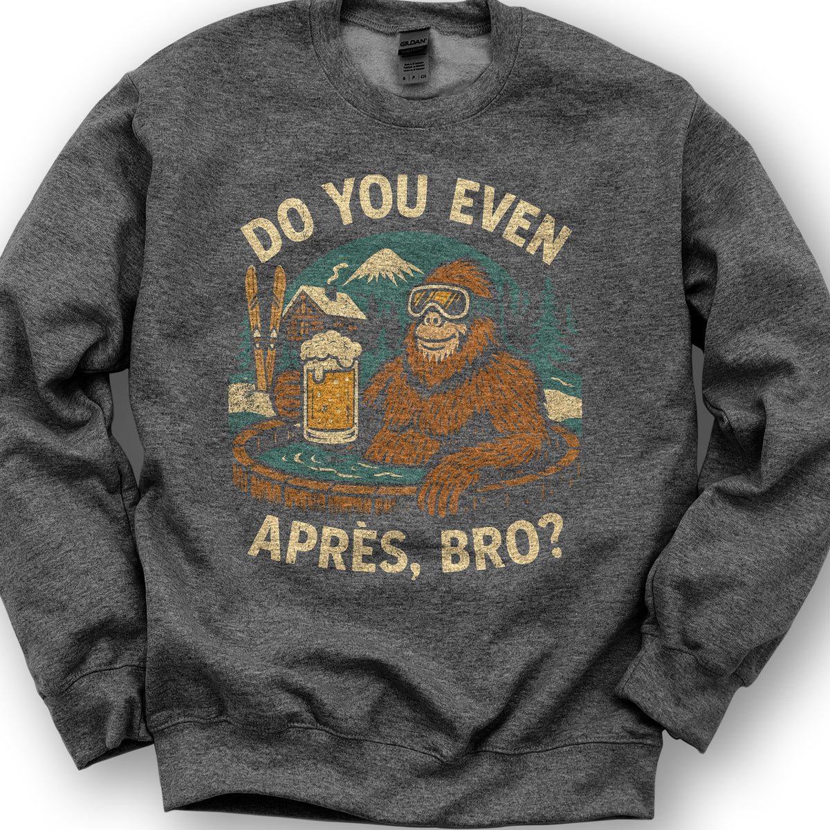 Bigfoot Apres Sweatshirt - Dark Heather