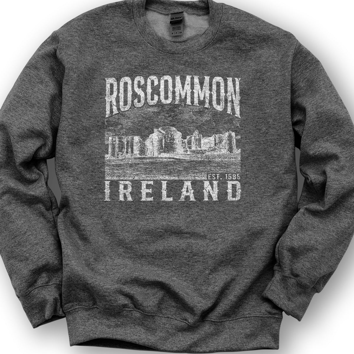 Roscommon Ireland Sweatshirt - Dark Heather