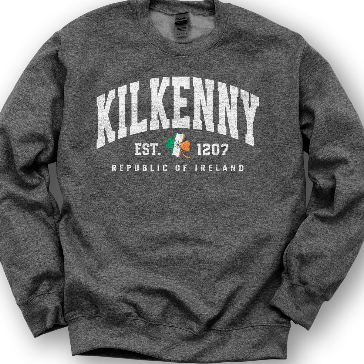 Kilkenny Varsity Flag Sweatshirt - Dark Heather