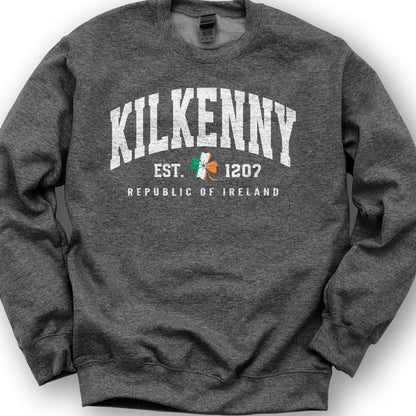 Kilkenny Varsity Flag Sweatshirt - Dark Heather