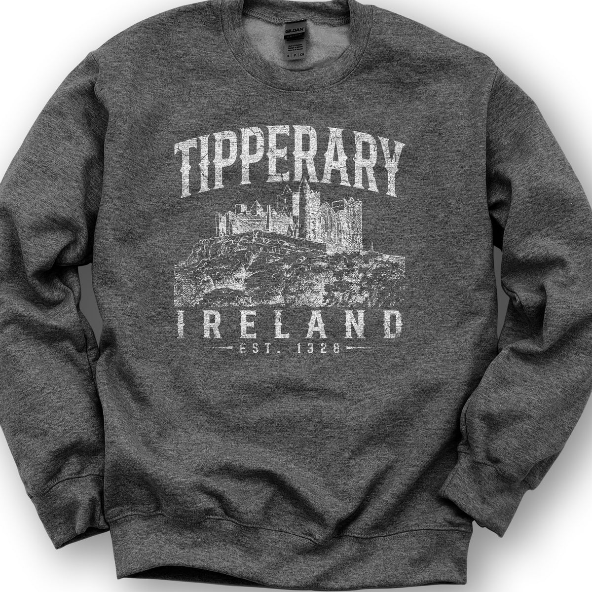 Tipperary Ireland Vintage Sweatshirt - Dark Heather