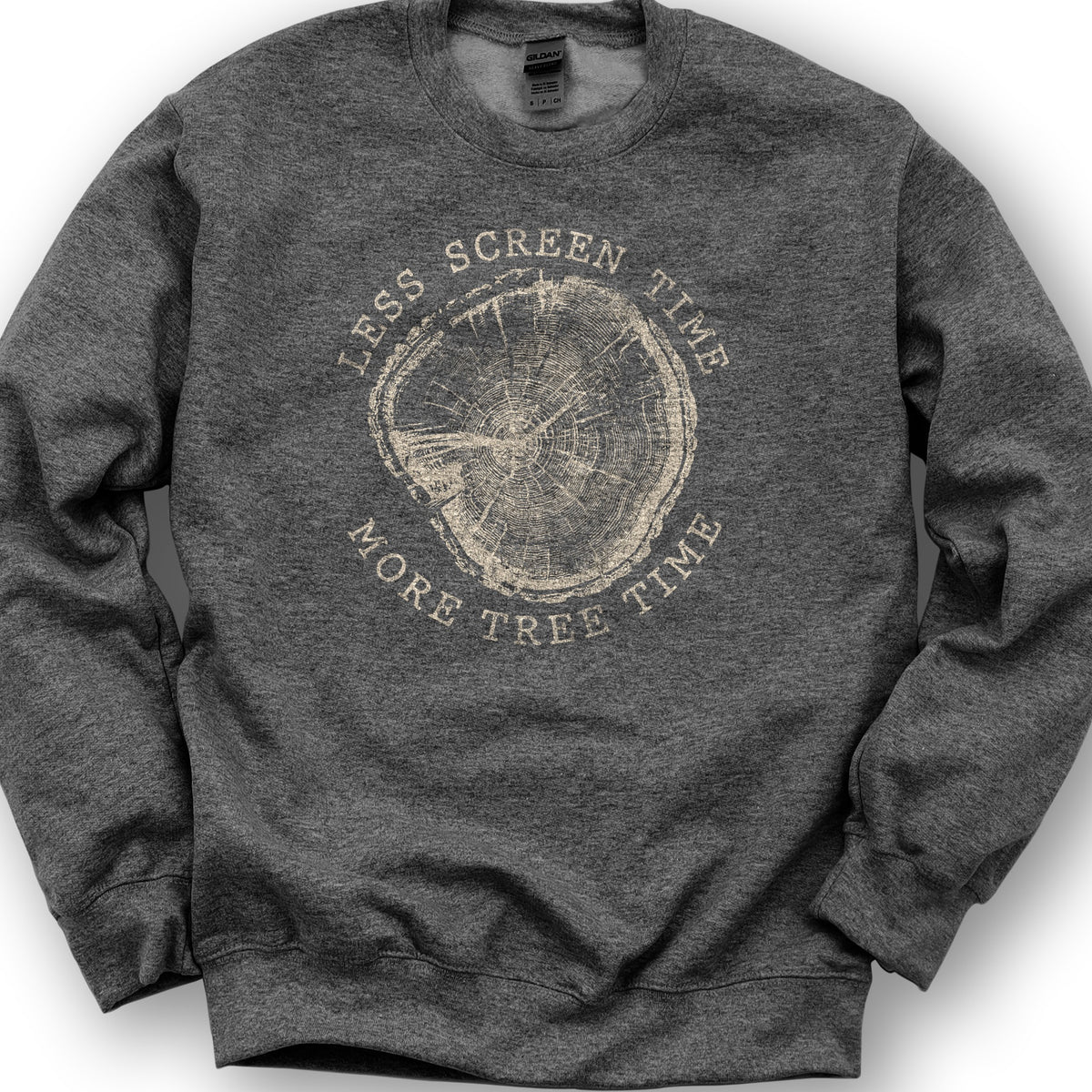 More Tree Time Sweatshirt - Dark Heather