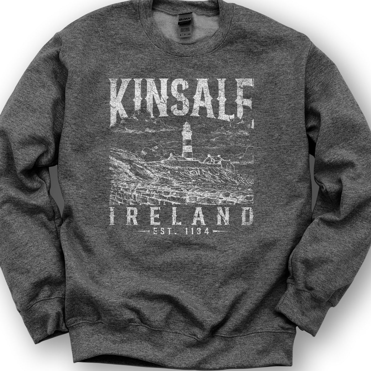 Kinsale Ireland Sweatshirt - Dark Heather
