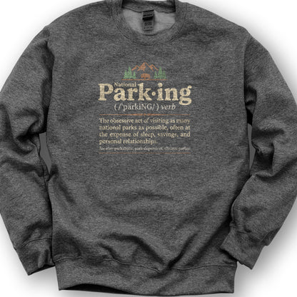 National Parking Sweatshirt - Dark Heather