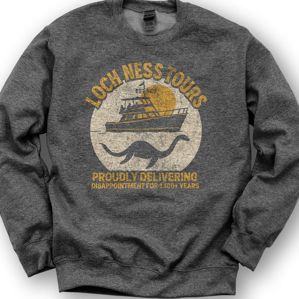 Loch Ness Tours Sweatshirt - Dark Heather
