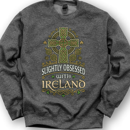 Obssessed With Ireland Sweatshirt - Dark Heather