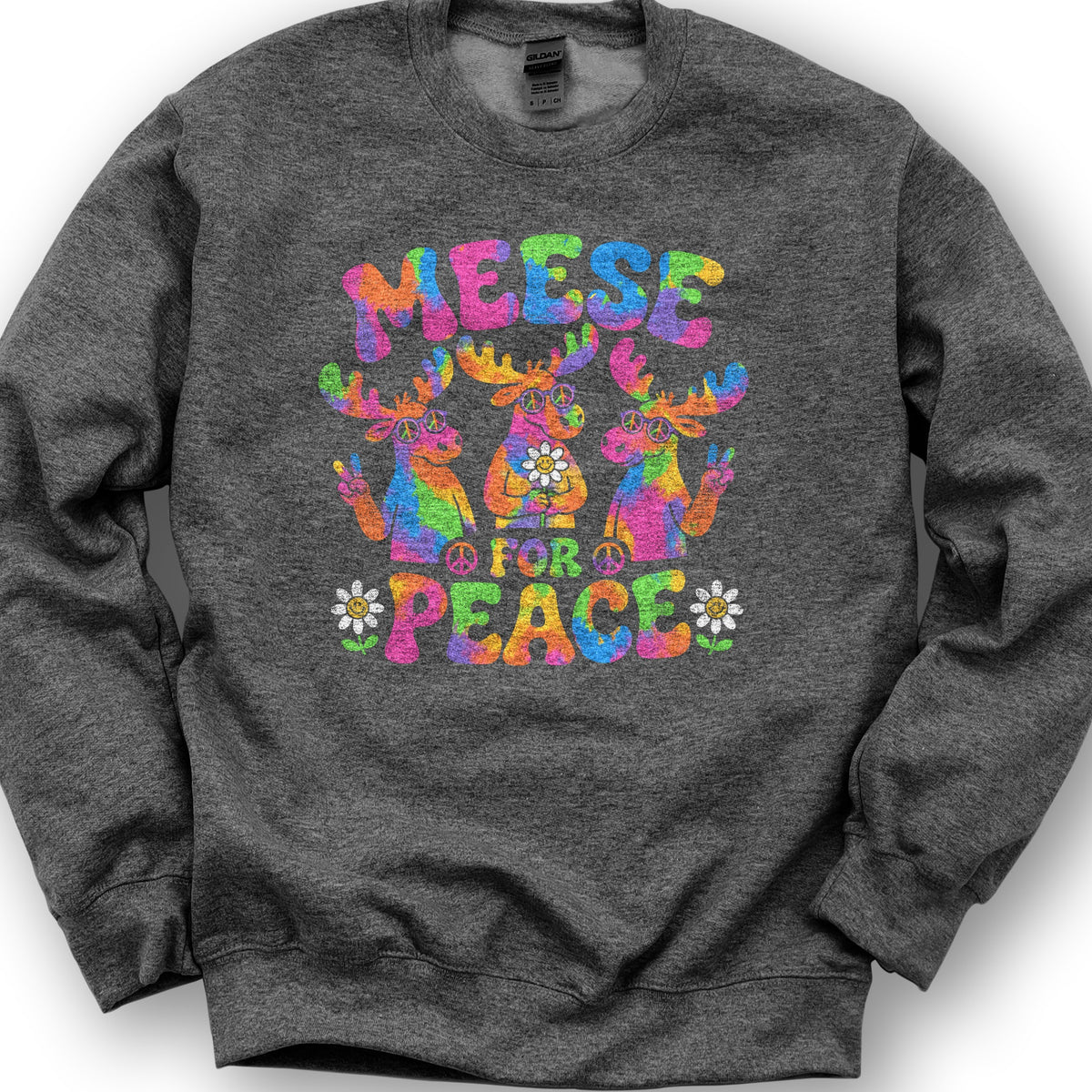 Mease For Peace Sweatshirt - Dark Heather