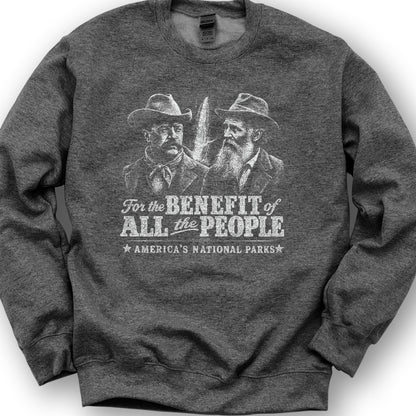 Roosevelt and Muir Sweatshirt - Dark Heather