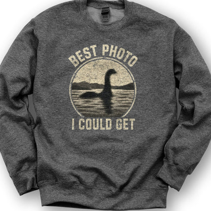 Loch Ness Photo Sweatshirt - Dark Heather