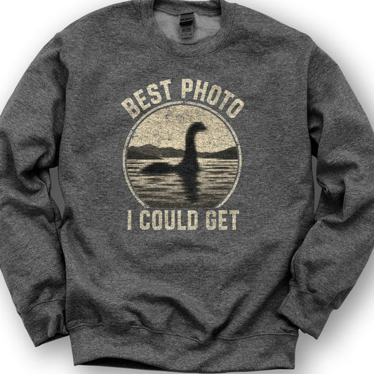 Loch Ness Photo Sweatshirt - Dark Heather