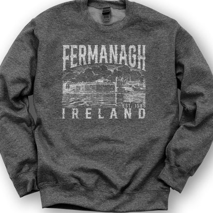 Fermanagh Ireland Sweatshirt - Dark Heather