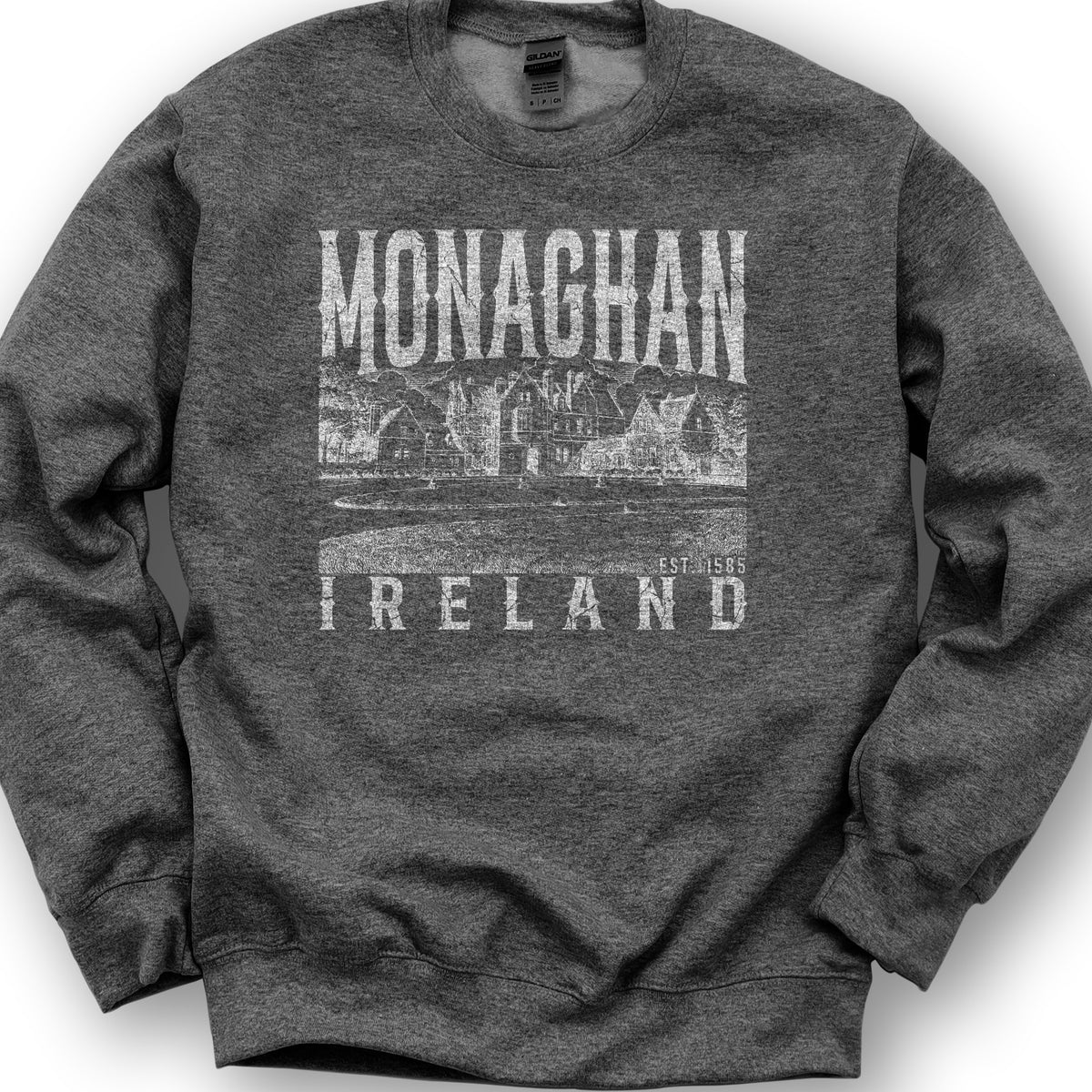 Monaghan Ireland Sweatshirt - Dark Heather