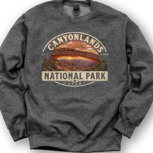 Canyonlands Medallion Sweatshirt - Dark Heather
