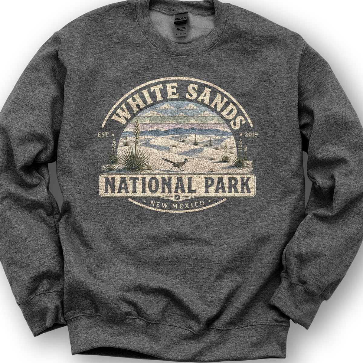 White Sands Medallion Sweatshirt - Dark Heather