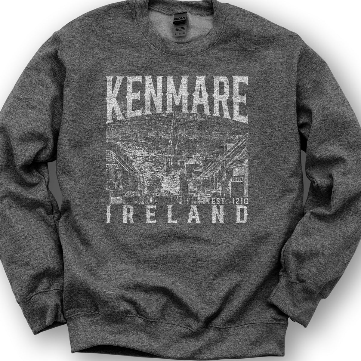 Kenmare Ireland Sketch Sweatshirt - Dark Heather
