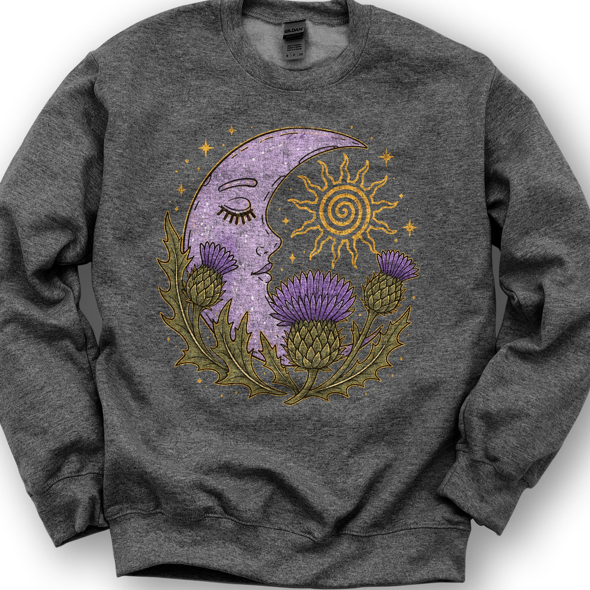 Thistle Moon Sweatshirt - Dark Heather