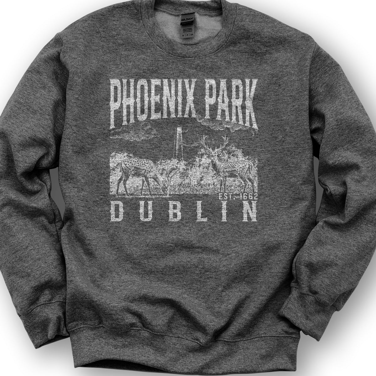 Phoenix Park Dublin Sweatshirt - Dark Heather