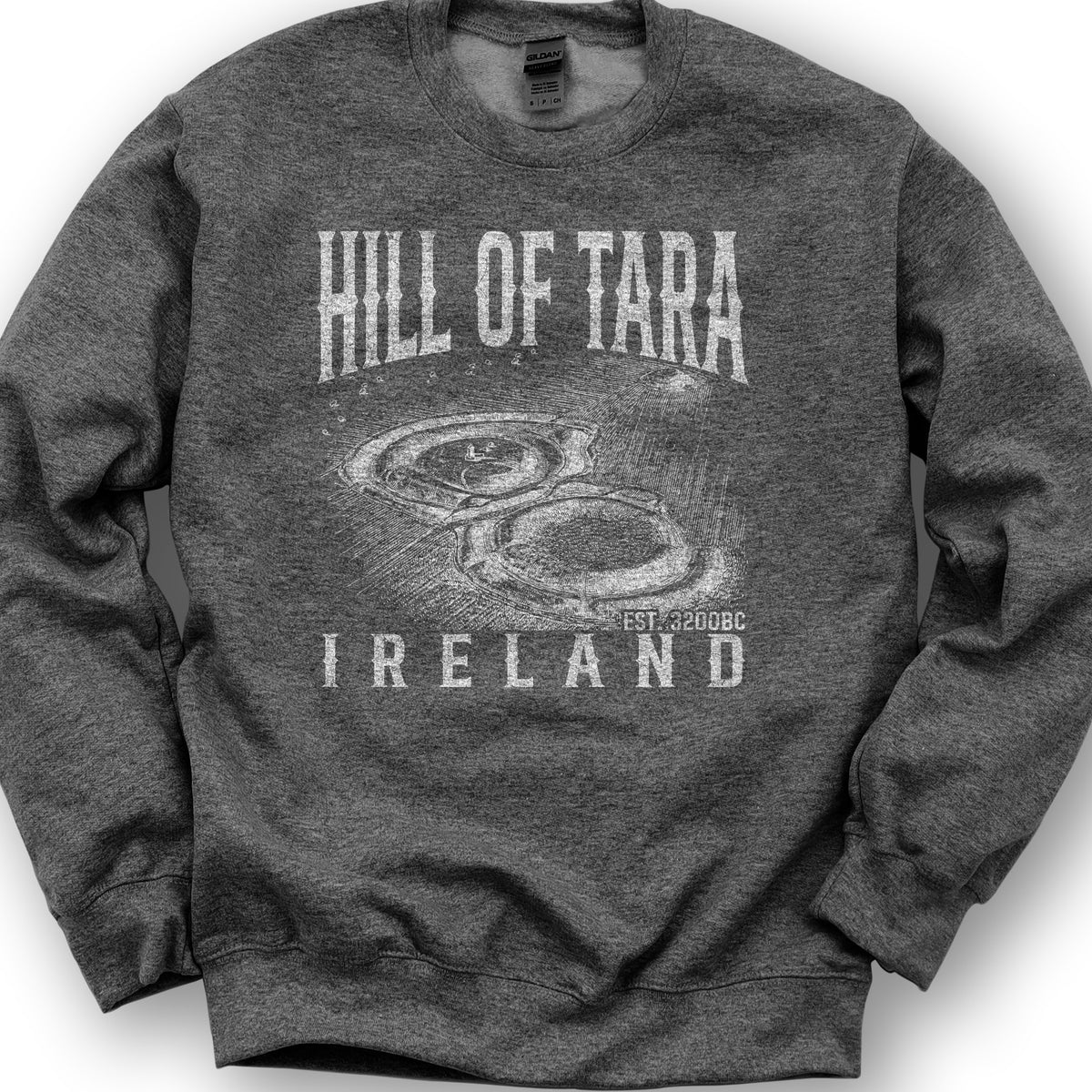 Hill of Tara Ireland Sweatshirt - Dark Heather