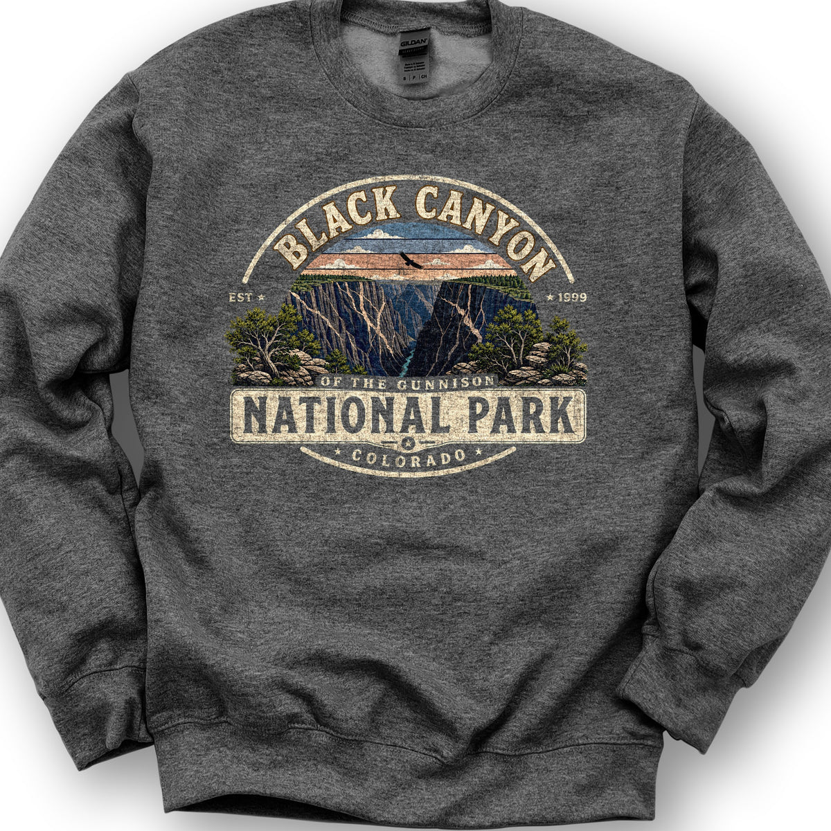 Black Canyon Medallion Sweatshirt - Dark Heather