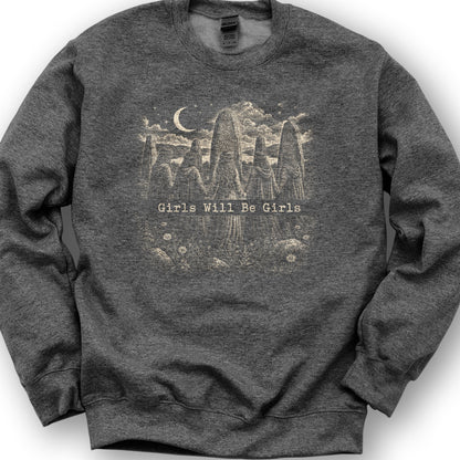 Girls Druids Sweatshirt - Dark Heather