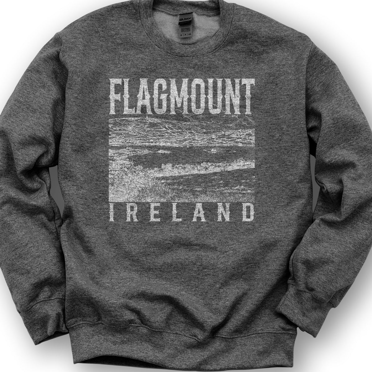 Flagmount Ireland Sketch Sweatshirt - Dark Heather