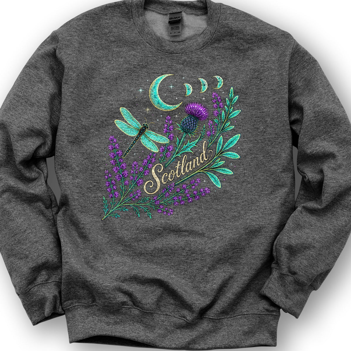 Scotland Mystic Glow Sweatshirt - Dark Heather