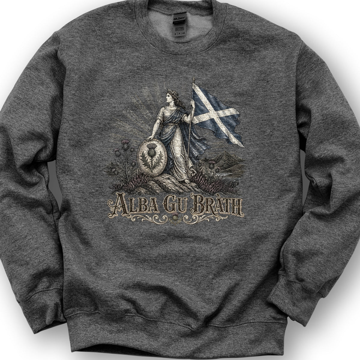 Alba Hero Sweatshirt - Dark Heather