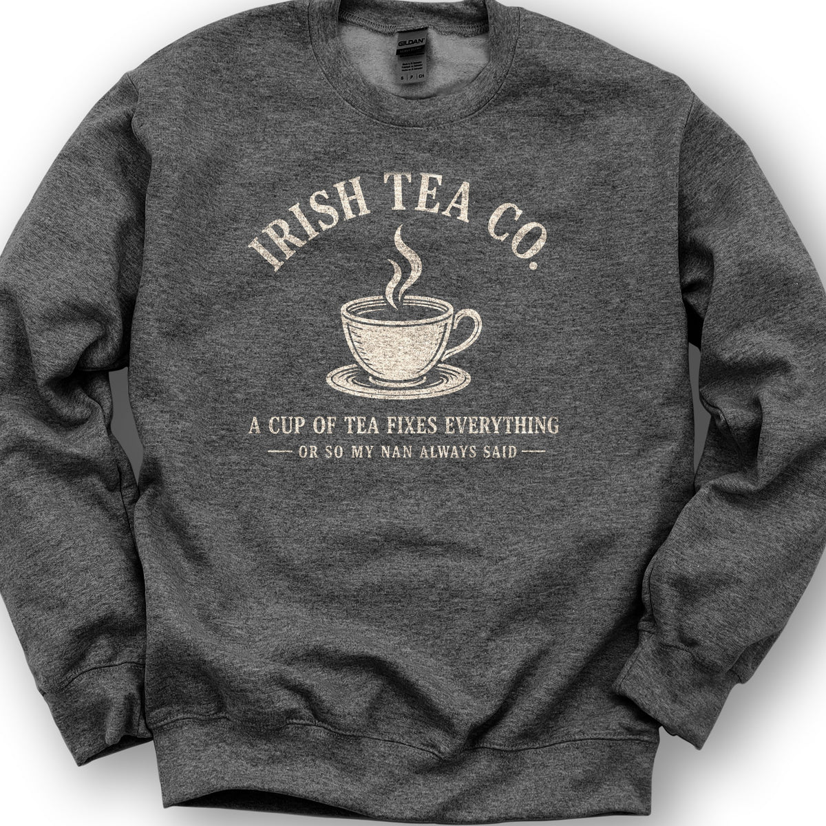 Irish Tea Company Sweatshirt - Dark Heather
