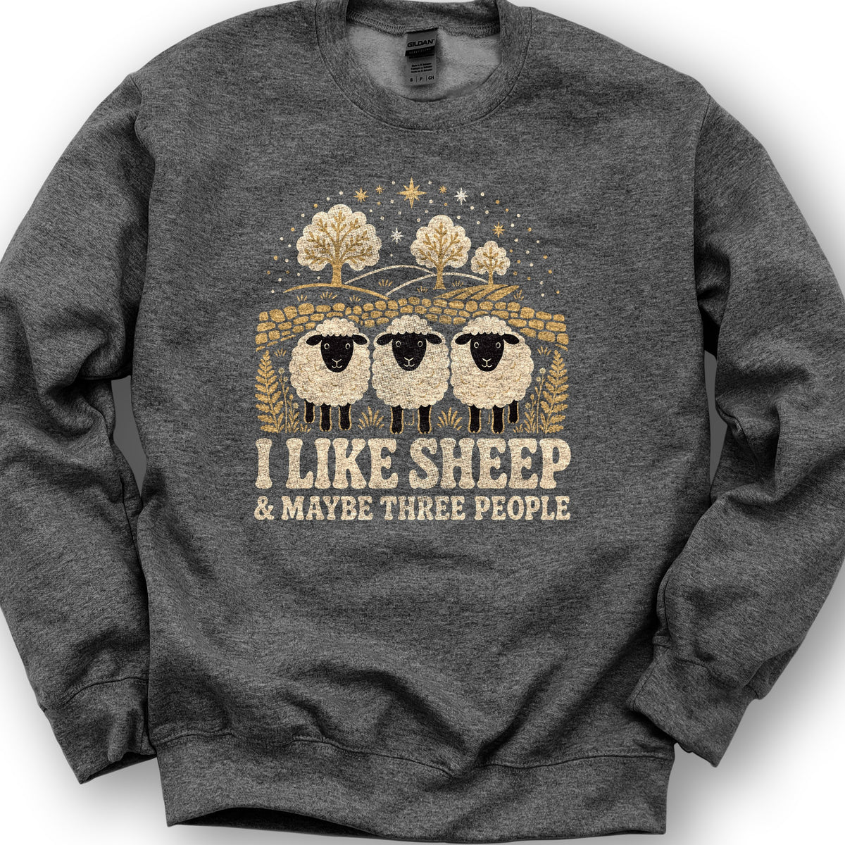 I Like Sheep Sweatshirt - Dark Heather