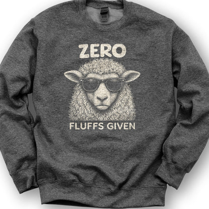 Zero Fluffs Given Sweatshirt - Dark Heather