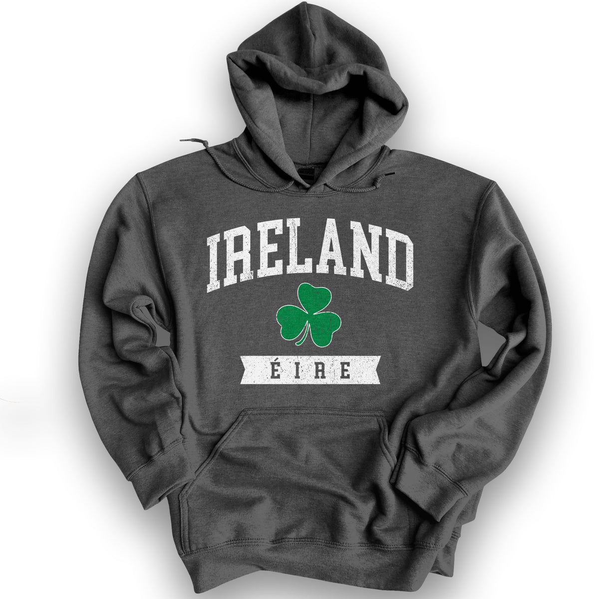 Ireland Éire Hoodie - Dark Heather