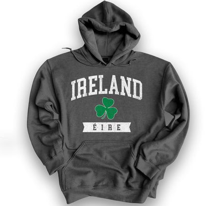 Ireland Éire Hoodie - Dark Heather