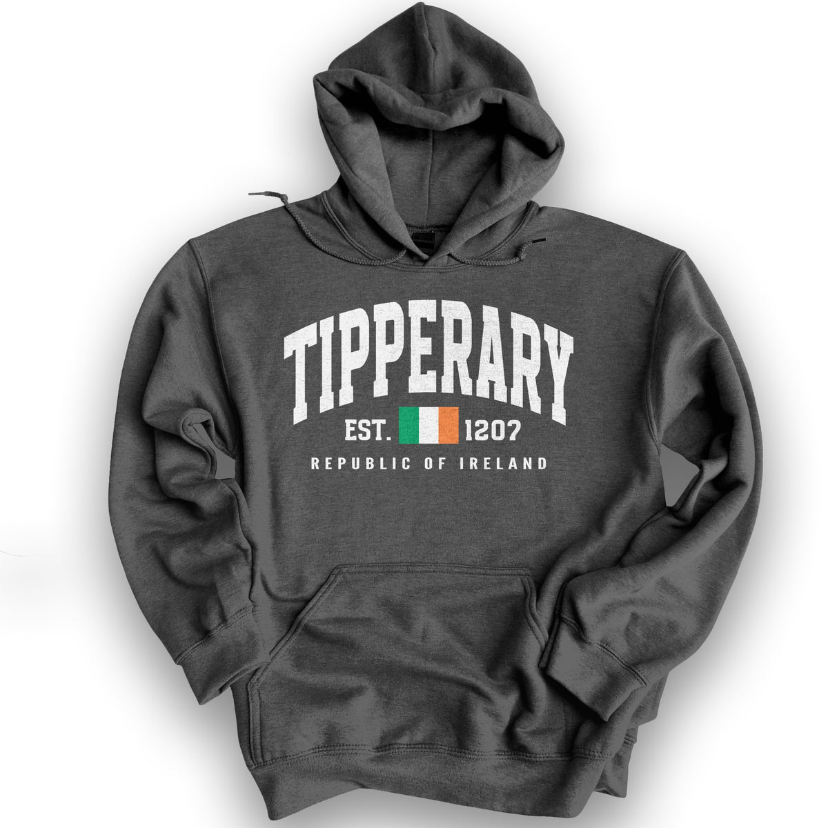 Tipperary Varsity Hoodie - Dark Heather