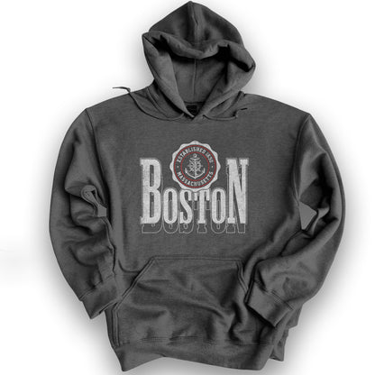 Boston Scoop Hoodie - Dark Heather