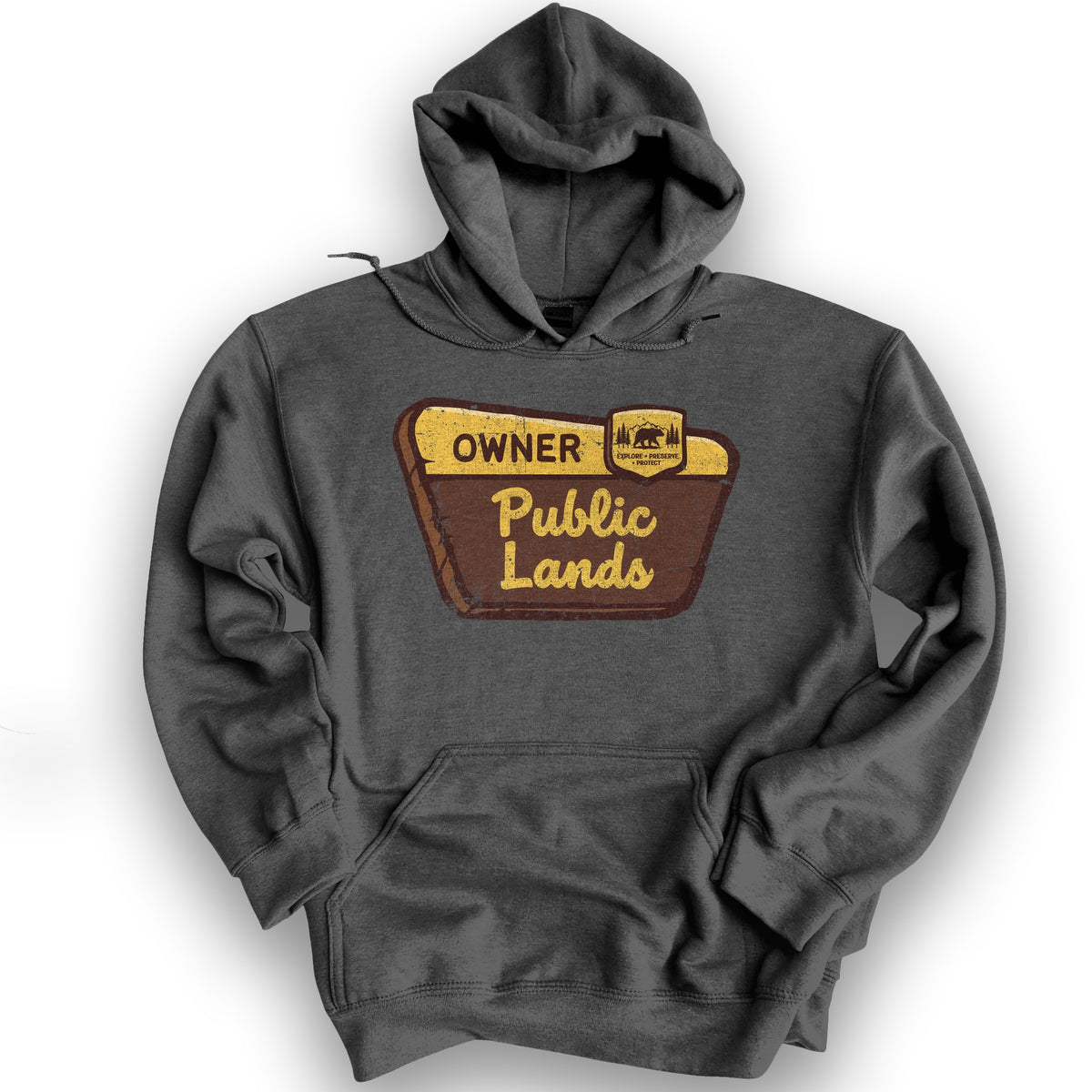 Public Lands Owner Hoodie - Dark Heather