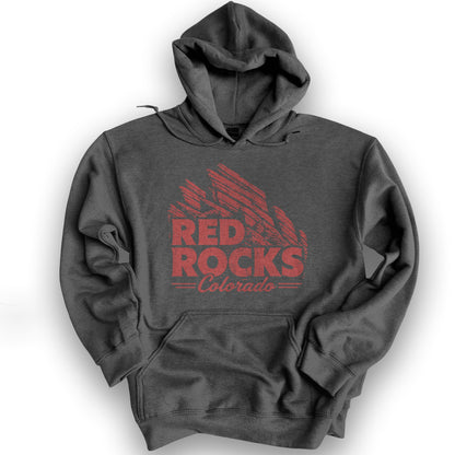 Red Rocks Vintage Hoodie - Dark Heather