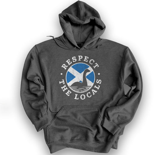 Loch Ness Locals Hoodie - Dark Heather