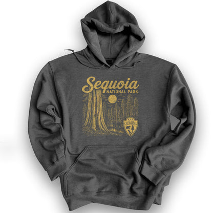 Sequoia Vintage Sketch Hoodie - Dark Heather