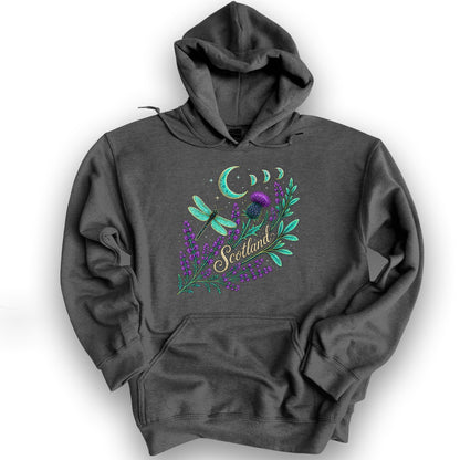 Scotland Mystic Glow Hoodie - Dark Heather