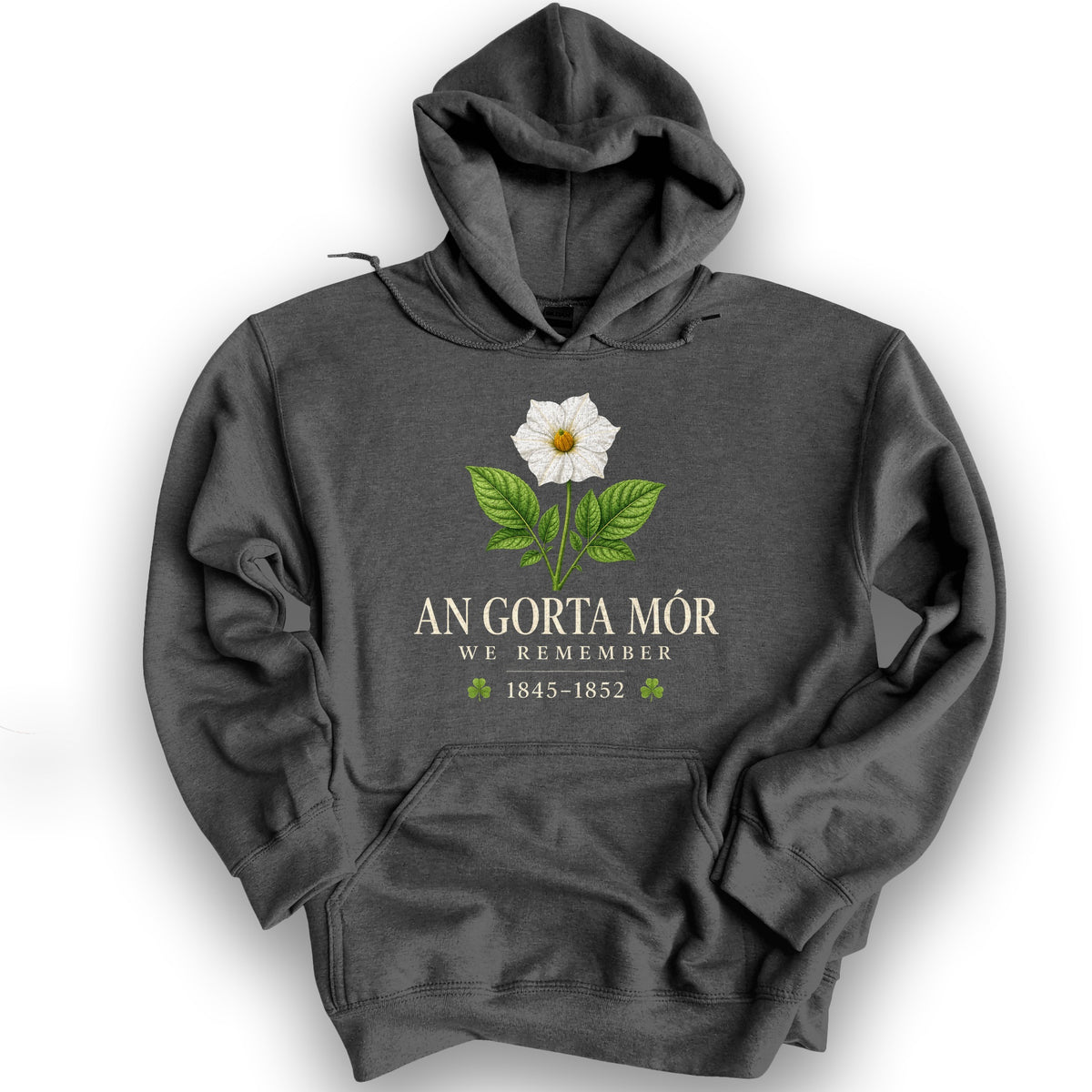 An Gorta Mór Hoodie - Dark Heather