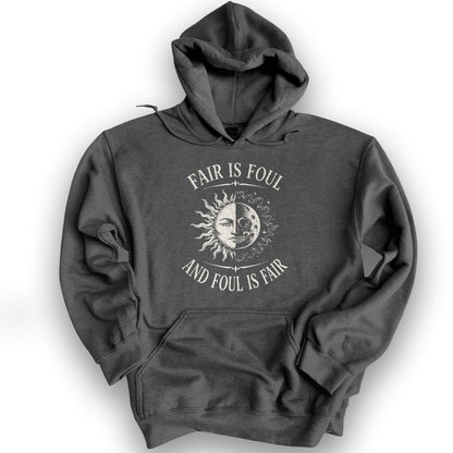 Fair Is Foul MacBeth Hoodie - Dark Heather
