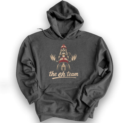 Beaver Moose Team Hoodie - Dark Heather