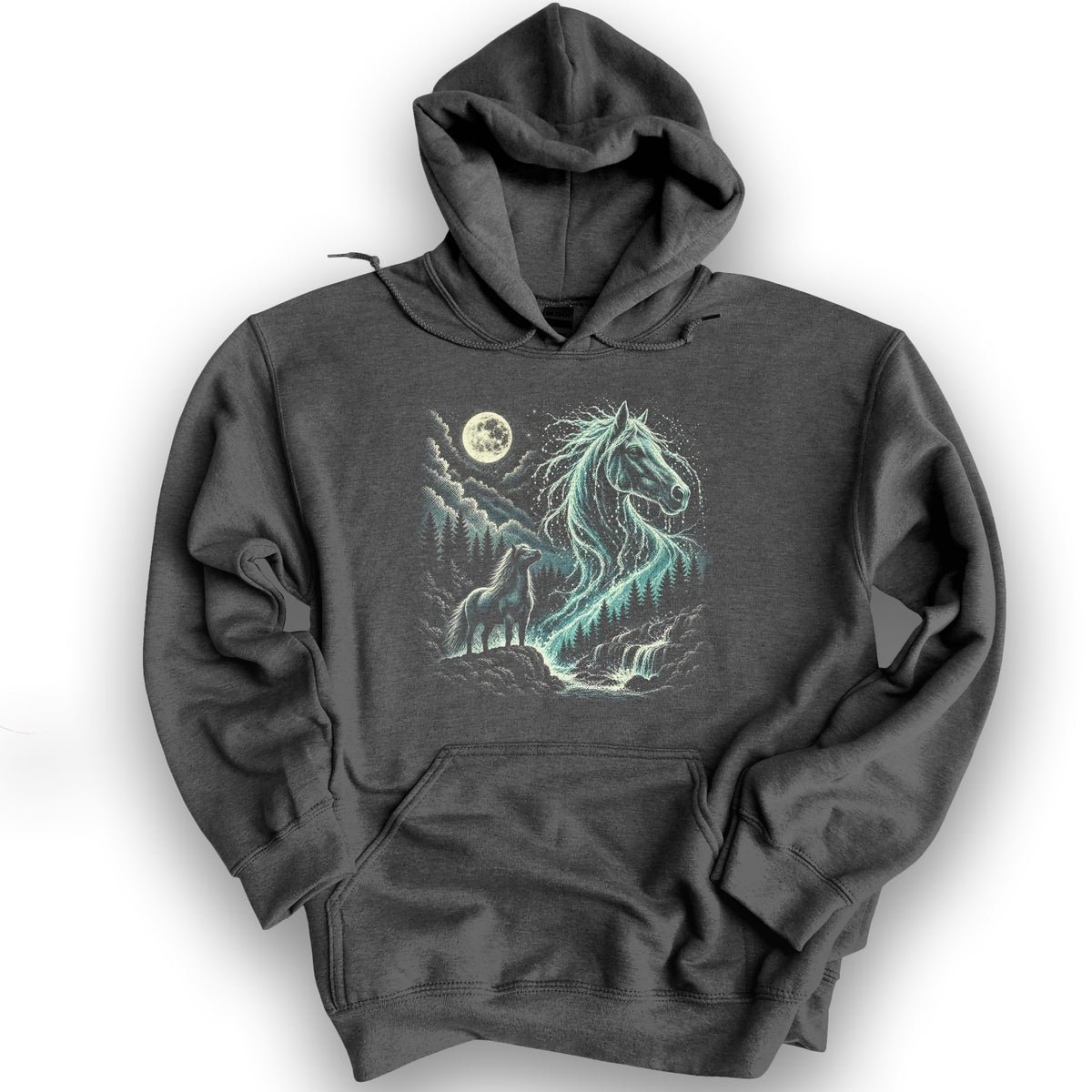 Kelpie 90's Throwback Hoodie - Dark Heather