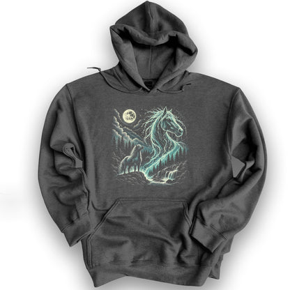 Kelpie 90's Throwback Hoodie - Dark Heather