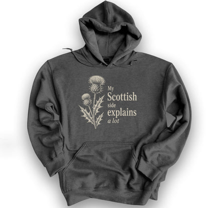 My Scottish Side Hoodie - Dark Heather