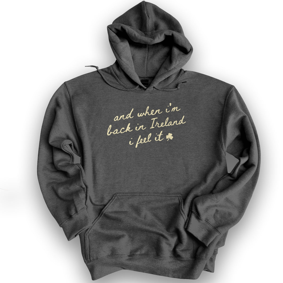 Back In Ireland Hoodie - Dark Heather
