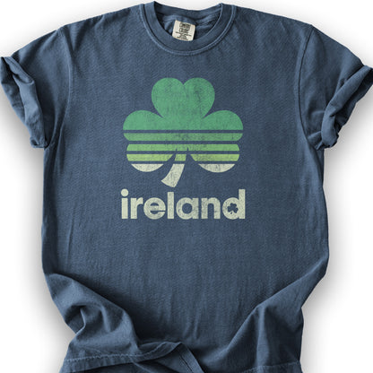 Ireland Retro Shamrock T-Shirt - Denim