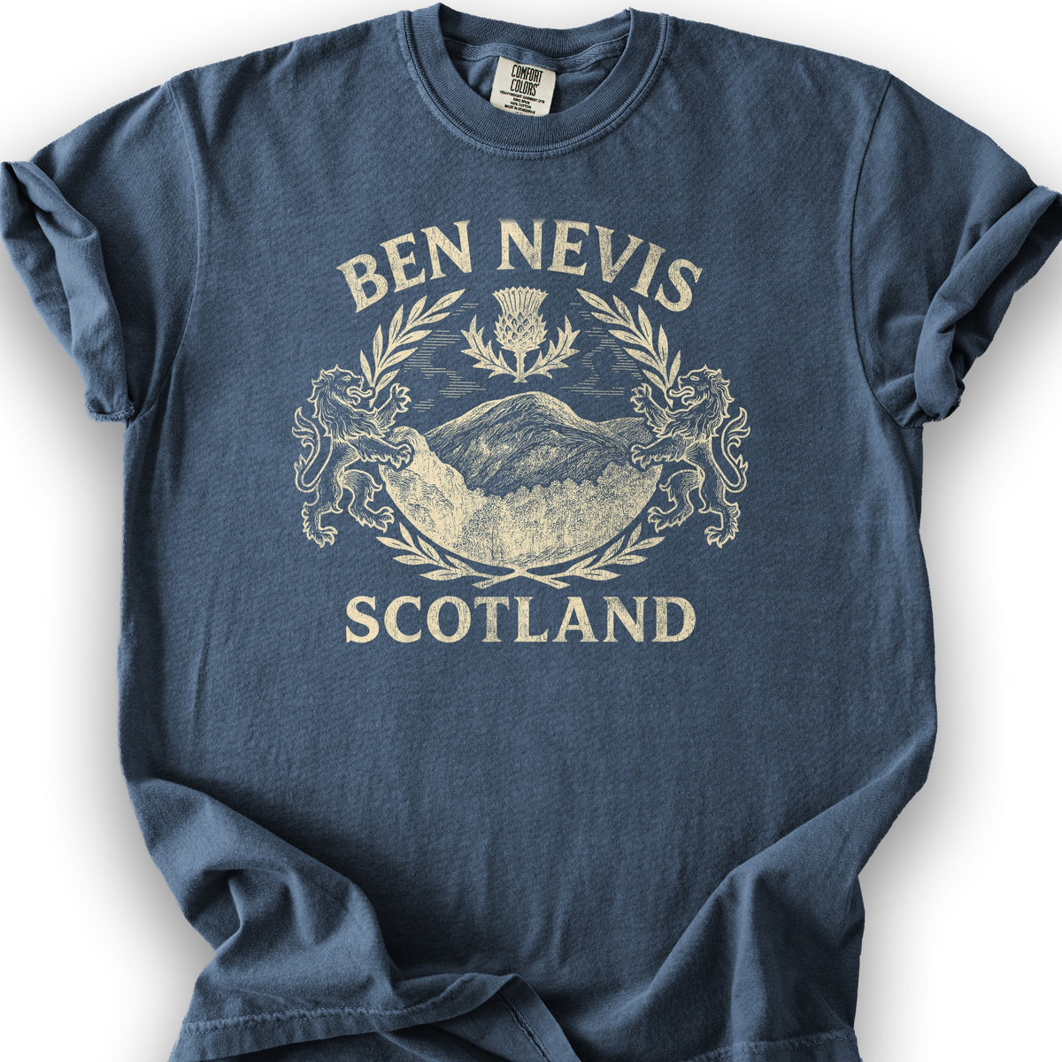 Ben Nevis Scotland T-Shirt - Denim