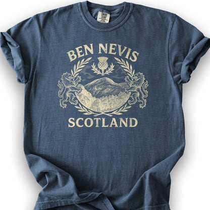 Ben Nevis Scotland T-Shirt - Denim